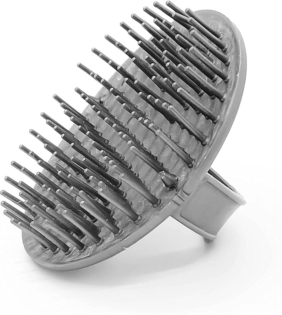 Kitsch Shampoo Brush, Hair Brush with Massager, Scalp Exfoliator, Plastic/Rubber Brush, for Shower or Bath, Thick or Thin Hair, Curly or Straight, Deep Clean, Use with Conditioner Also.