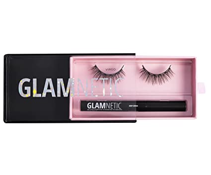 Glamnetic Magnetic Eyelashes Lash Kit | Virgo + Magnetic Eyeliner Pen Lashes Pack, Dramatic Long Eyelash Kit, Reusable
