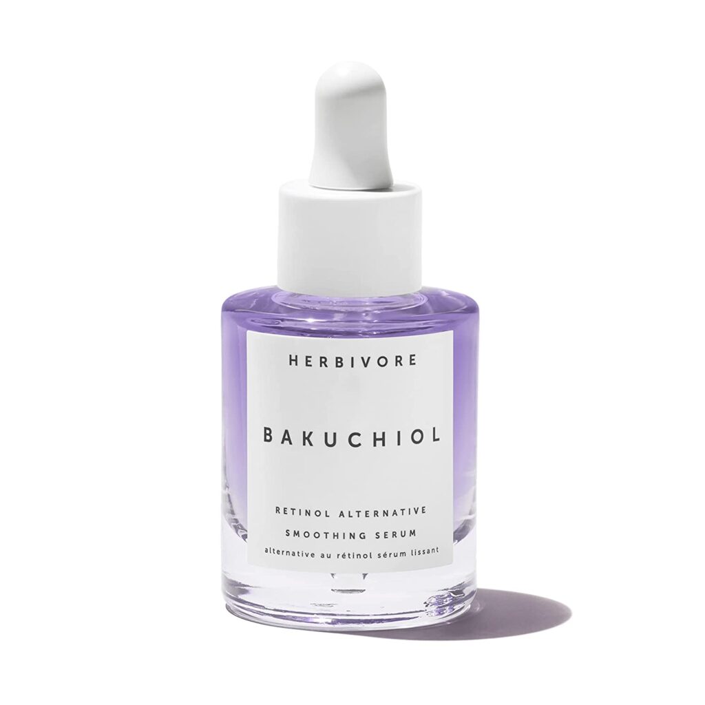 Herbivore Botanicals Bakuchiol Retinol Alternative Smoothing Serum. Hydrate and Reduce Appearance of Fine Lines and Wrinkles
