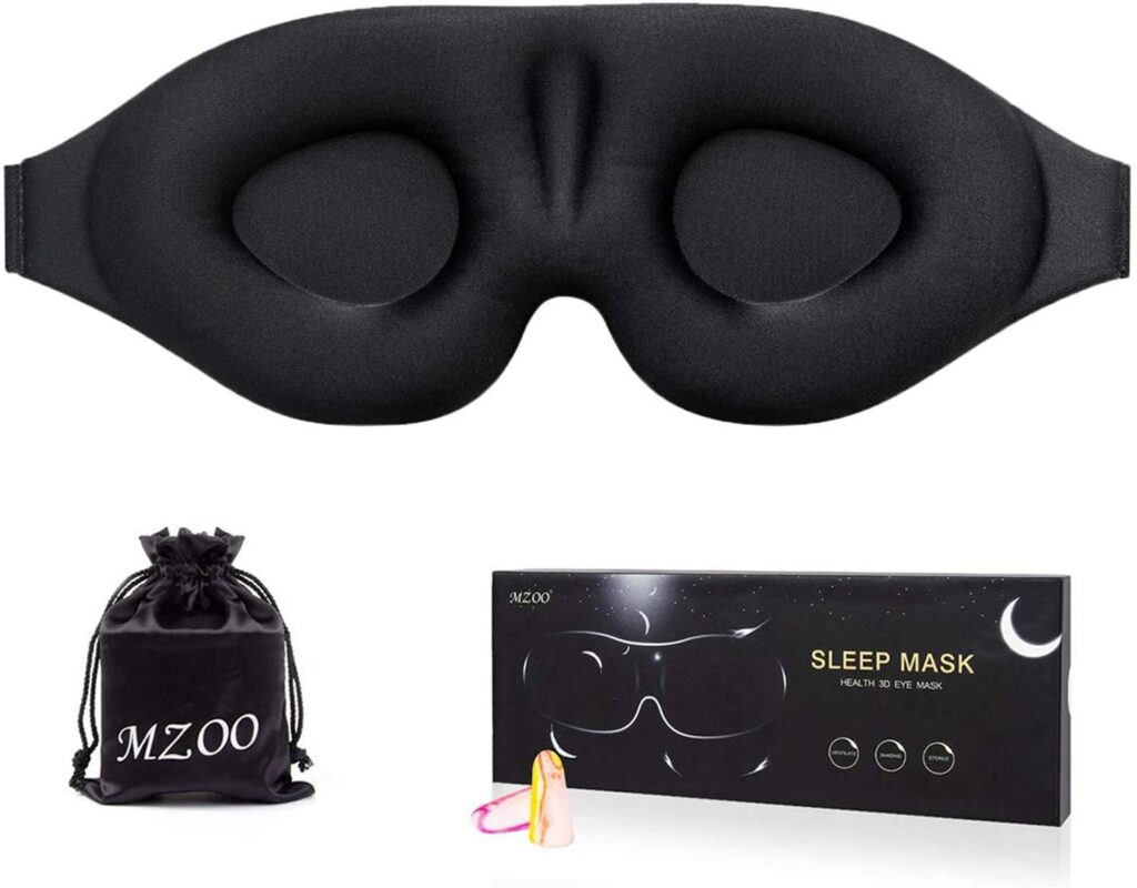MZOO Sleep Eye Mask 3D Contoured Cup Sleeping Mask & Blindfold