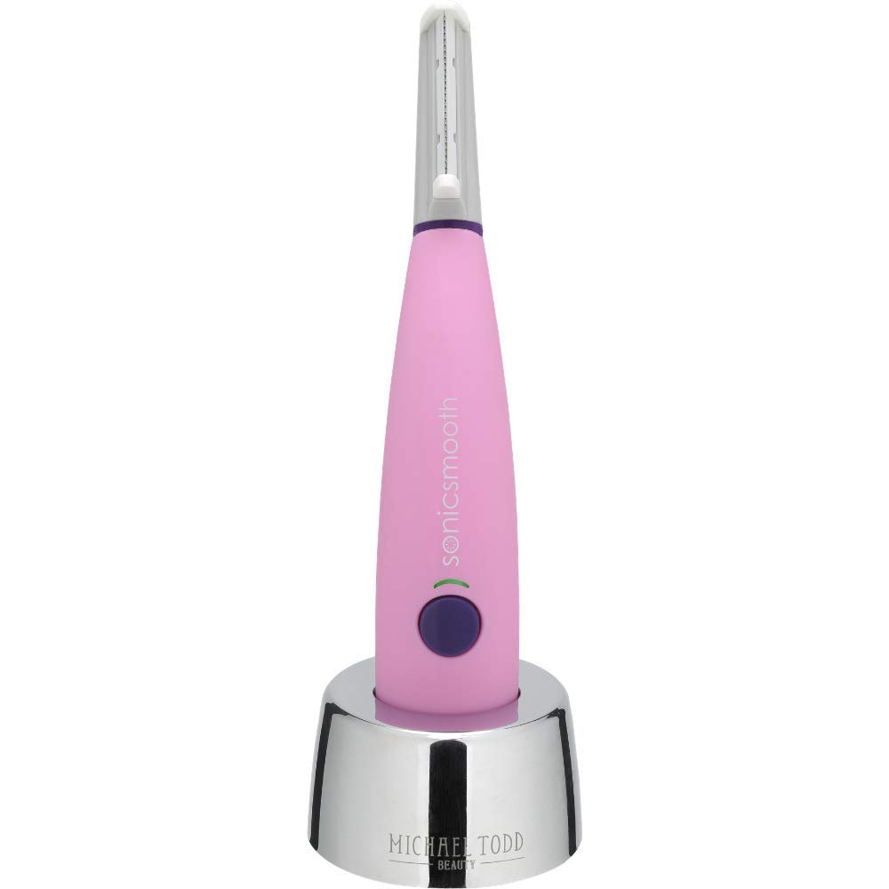 Michael Todd Beauty - Sonicsmooth - Dermaplaning Tool - 2 in 1 Women’s Facial Exfoliation & Peach Fuzz Hair Removal System