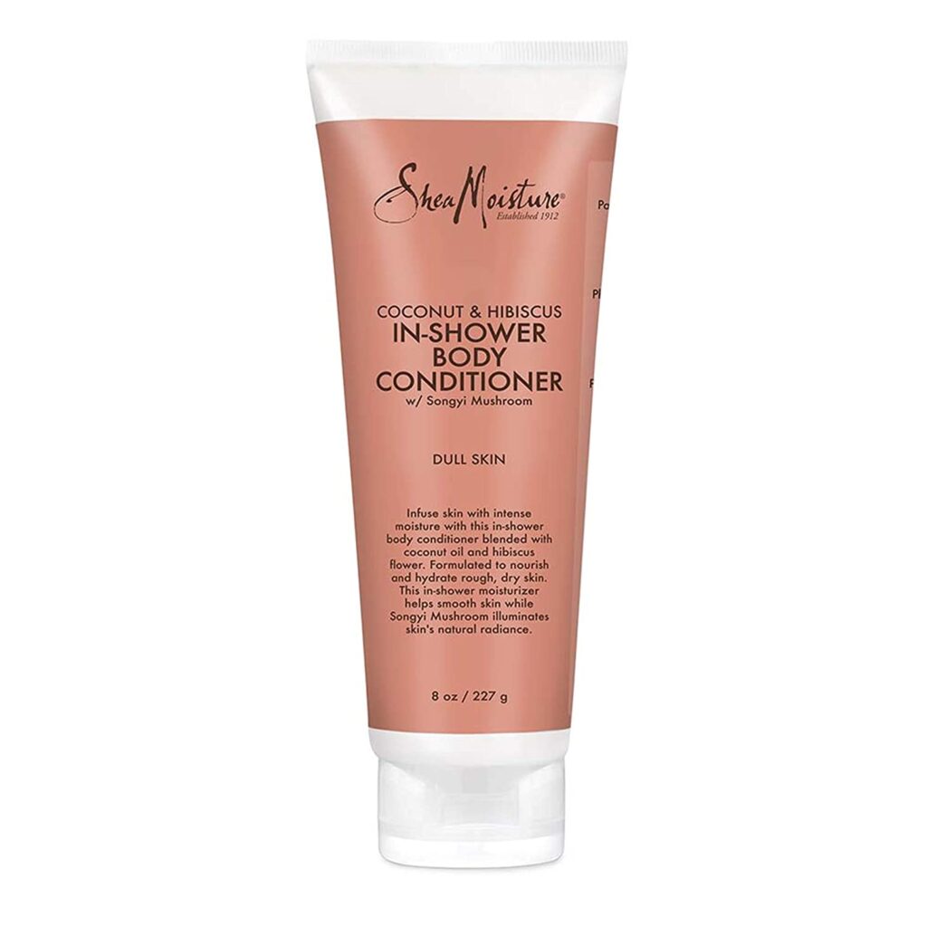 SheaMoisture In-Shower Soap and Body Wash Conditioner for Dry Skin Coconut & Hibiscus Coconut