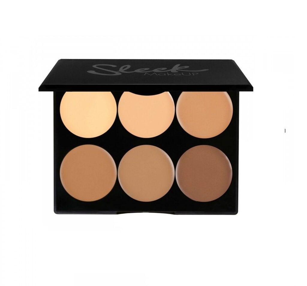 Sleek Makeup Contour and Highlighting Makeup Kit - Contouring Foundation/Concealer Palette - Cruelty Free & Hypoallergenic