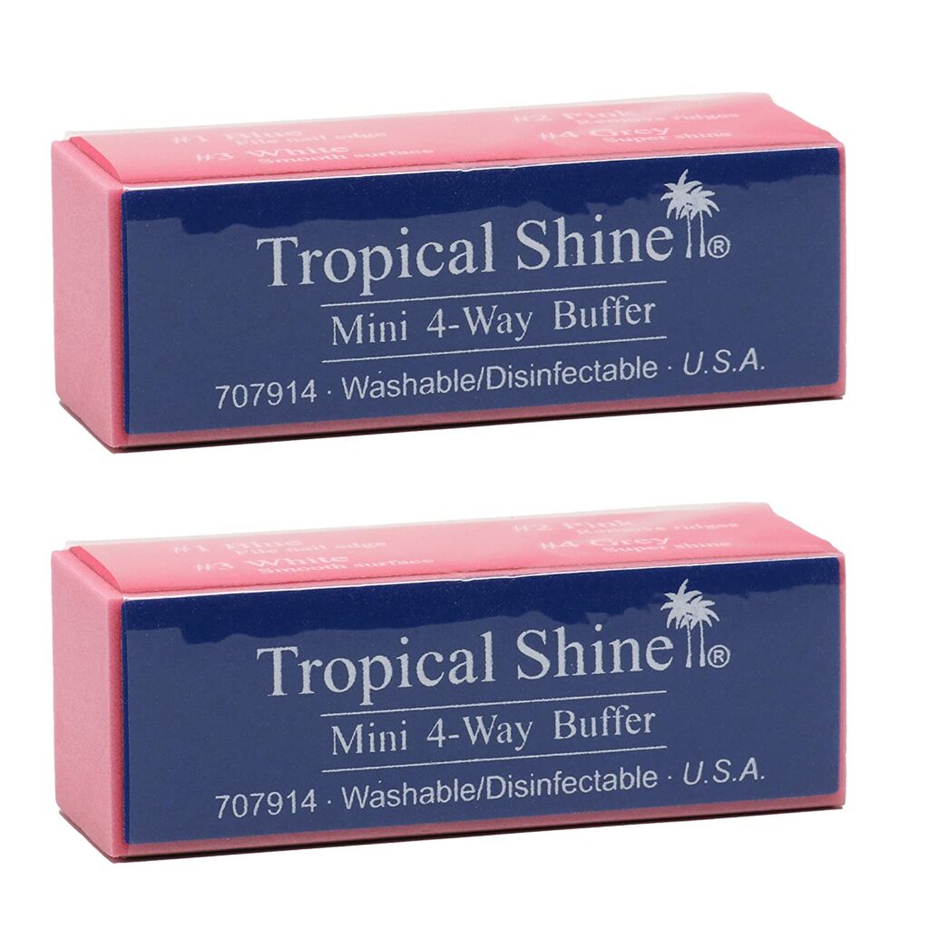Tropical Shine Mini 4-Way Nail Buffer Block