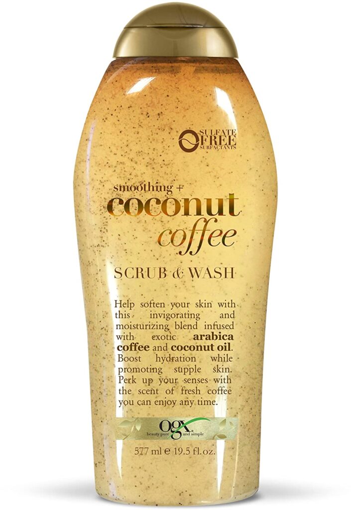 OGX Coffee Scrub and Wash, Coconut