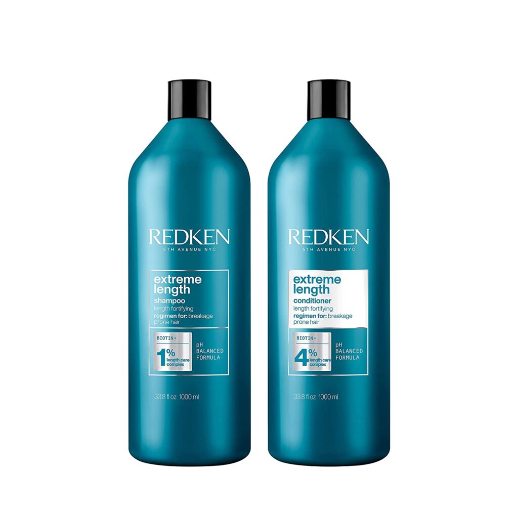 Redken Extreme Length Shampoo | Infused With Biotin| For Hair Growth | Prevents Breakage & Strengthens Hair