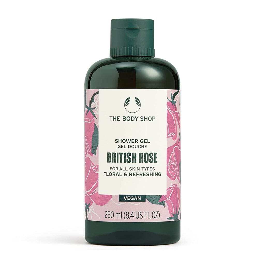 The Body Shop British Rose Petal Soft Shower Gel