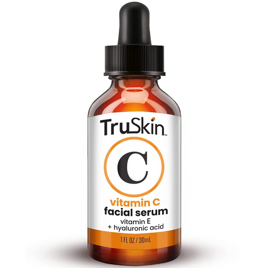 TruSkin Vitamin C Serum for Face, Anti Aging Serum with Hyaluronic Acid, Vitamin E, Organic Aloe Vera and Jojoba Oil, Hydrating & Brightening Serum