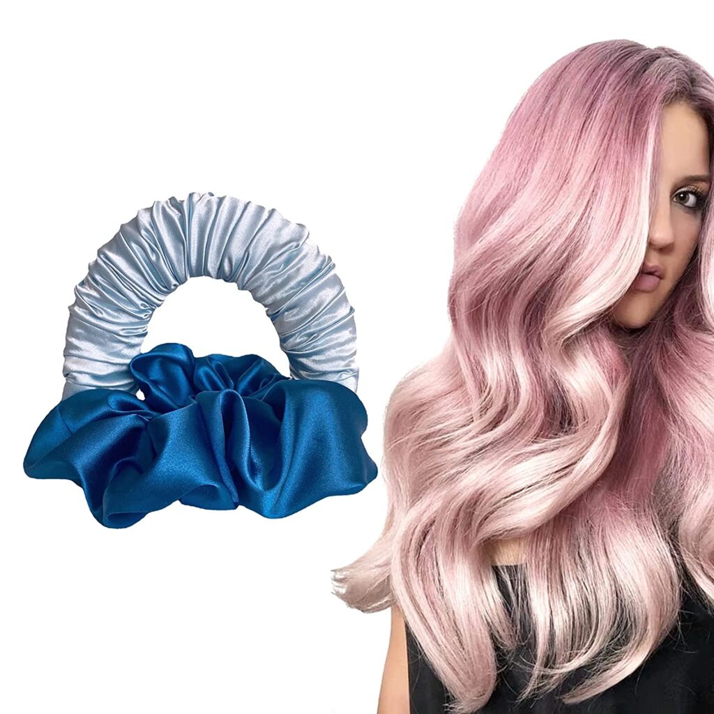 2022 New Soft Heatless Curling Headband No Heat Ponytail Hairband Hair Curler Hairband Lazy Scrunchie