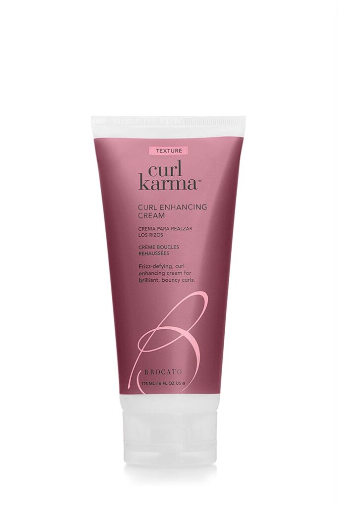 Brocato Curl Karma Curl Enhancing Cream by Beautopia Hair, 6 oz - Defining & Moisturizing Curl Crème, Fights Frizz, Adds Bounce & Shape, All Day Control