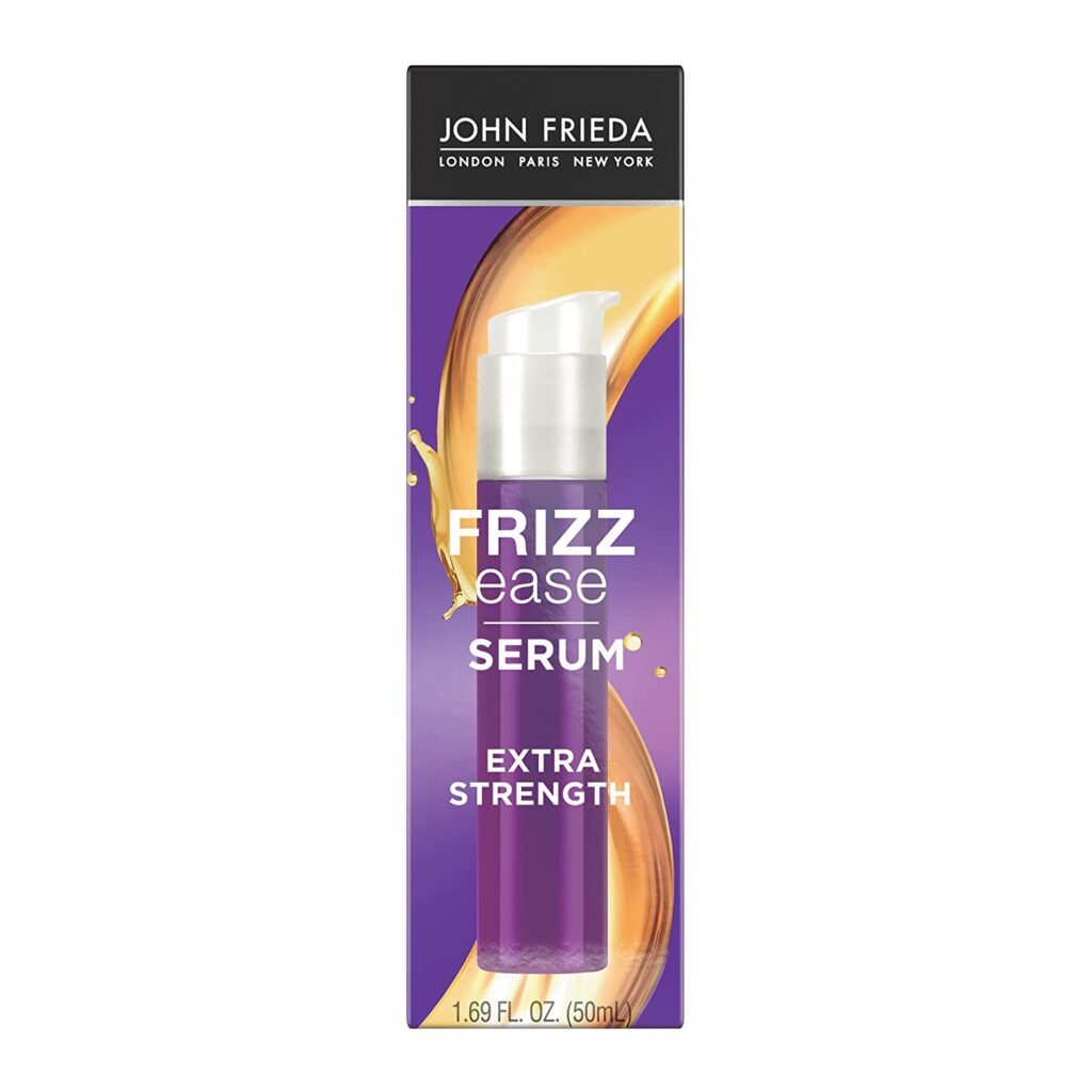 John Frieda Frizz Ease Extra Strength Serum, Nourishing Hair Treatment for Dry, Damaged, Frizzy Hair, Frizz Control and Heat Protectant