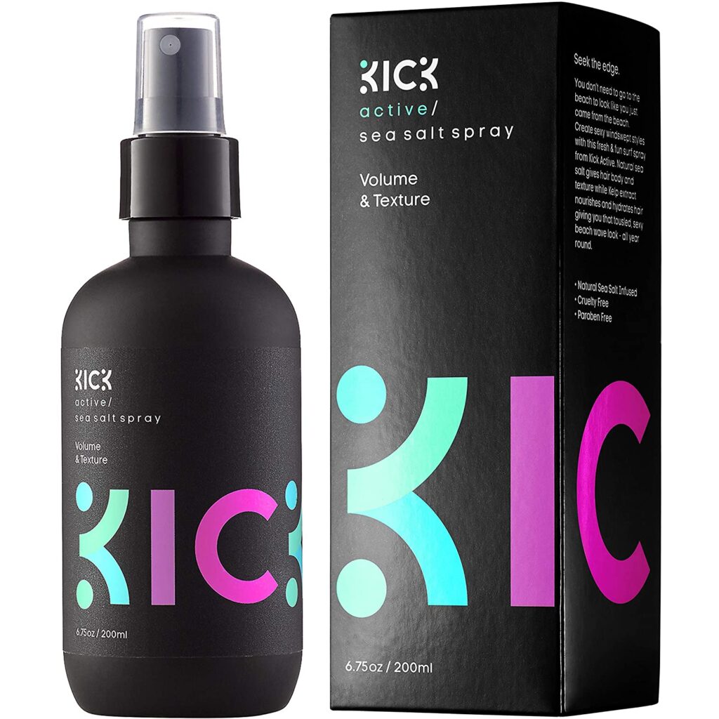 KICK Sea Salt Spray for Hair - Natural Texturizing Spray