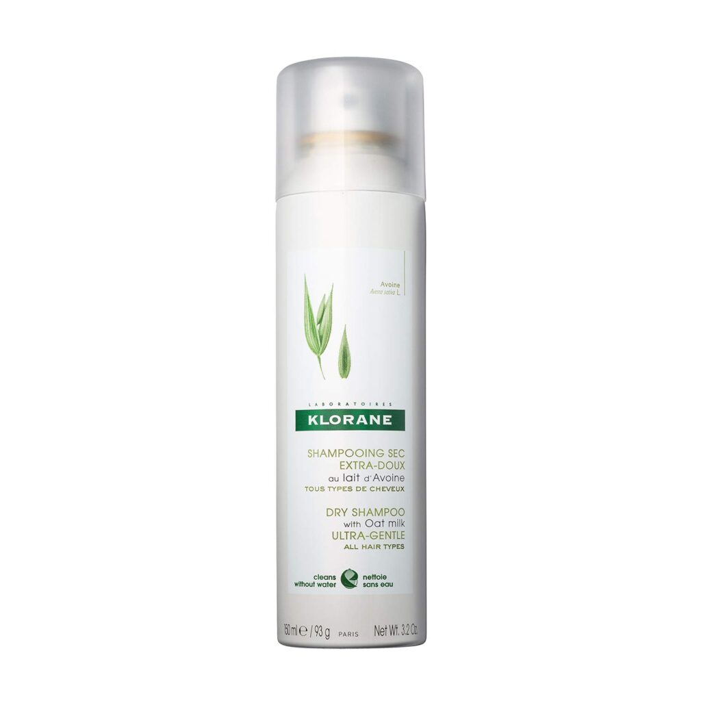 
Klorane Dry Shampoo with Oat Milk, Ultra-Gentle, All Hair Types, No White Residue, Paraben & Sulfate-Free