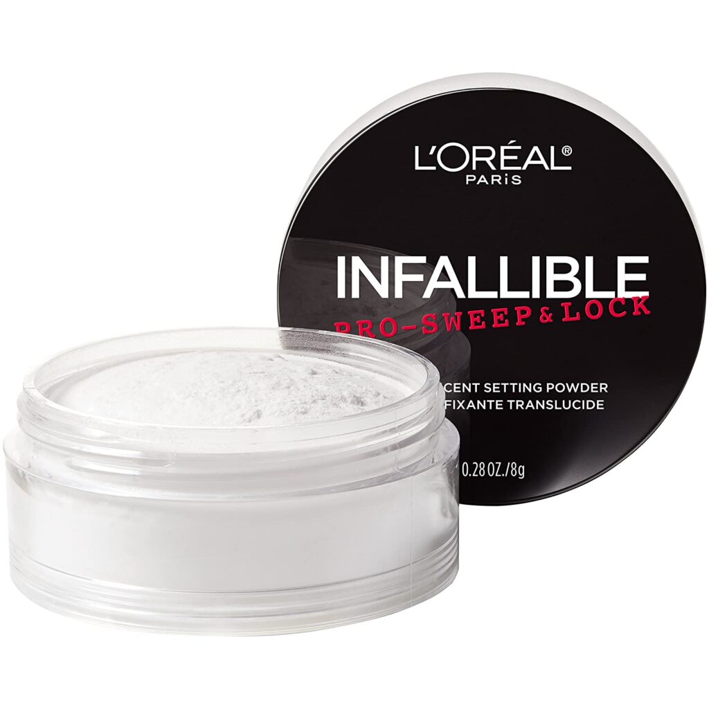 L'Oreal Paris Makeup Infallible Pro-Sweep and Lock Loose Matte Setting Face Powder,