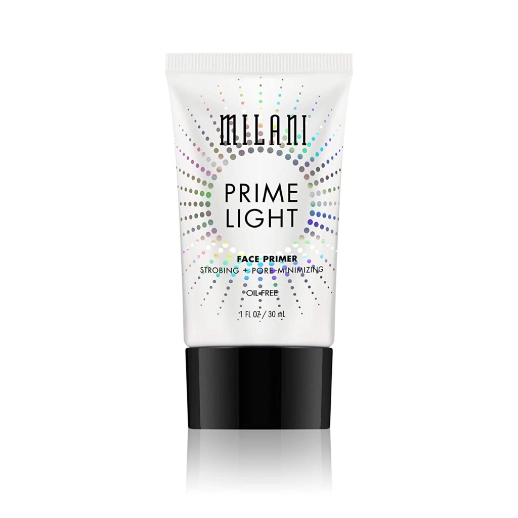 Milani Prime Light Strobing + Pore Minimizing Face Primer - Vegan, Cruelty-Free Face Makeup Primer to Color Correct Skin & Reduce Appearance of Pores