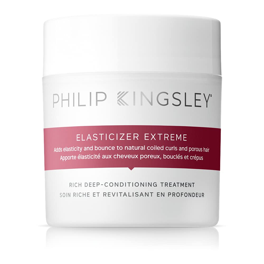 Philip Kingsley Elasticizer Extreme Deep-Conditioning Hair Mask Repair Treatment for Dry Damaged Curly Hair Deeply Conditions Adds Bounce and Shine