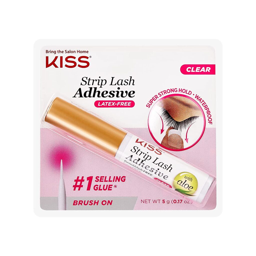 KISS Strip Eyelash Adhesive, Clear