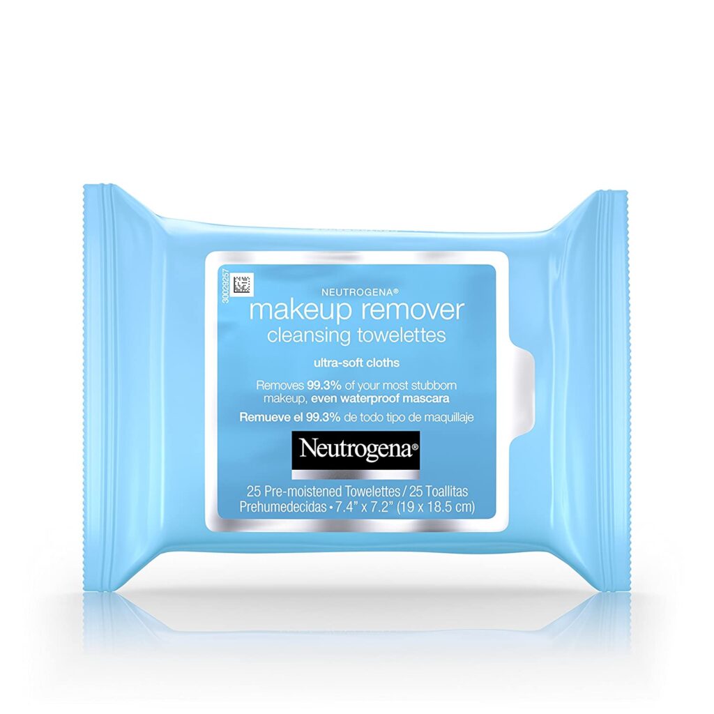 Neutrogena Makeup Remover Cleansing Towelettes, Fragrance Free,
