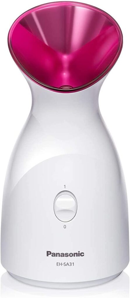 Panasonic Nano Ionic Compact Design with One-Touch Operation Facial Steamer with Ultra-Fine Steam - Spa Like Face Steaming At Home