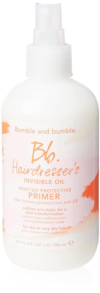 Bumble and Bumble Hairdresser's Invisible Oil Primer, scent with sweet, fruity hints 