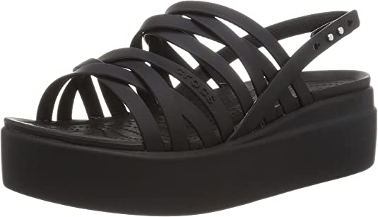 Crocs Women's Brooklyn Low Strappy Wedge Sandals