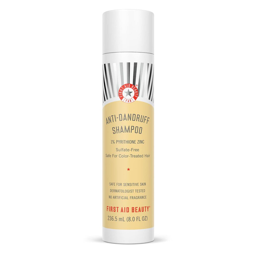 First Aid Beauty FAB Anti-Dandruff Shampoo – Fights Flakes, Soothes Scalp And Leaves Hair Looking Healthy