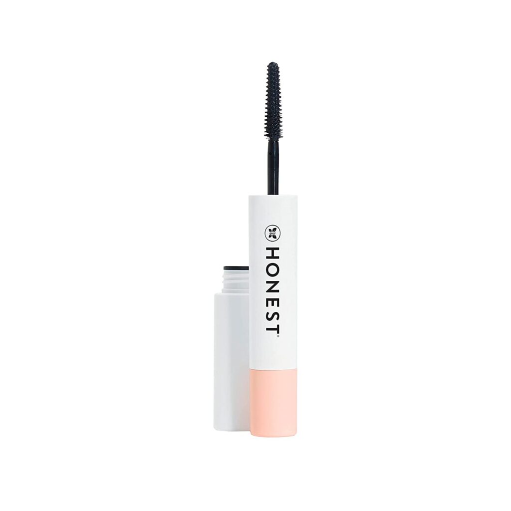Honest Beauty Extreme Length Mascara + Lash Primer | 2-in-1 Boosts Lash Length, Volume & Definition | Silicone Free, Paraben Free, Dermatologist & Ophthalmologist Tested