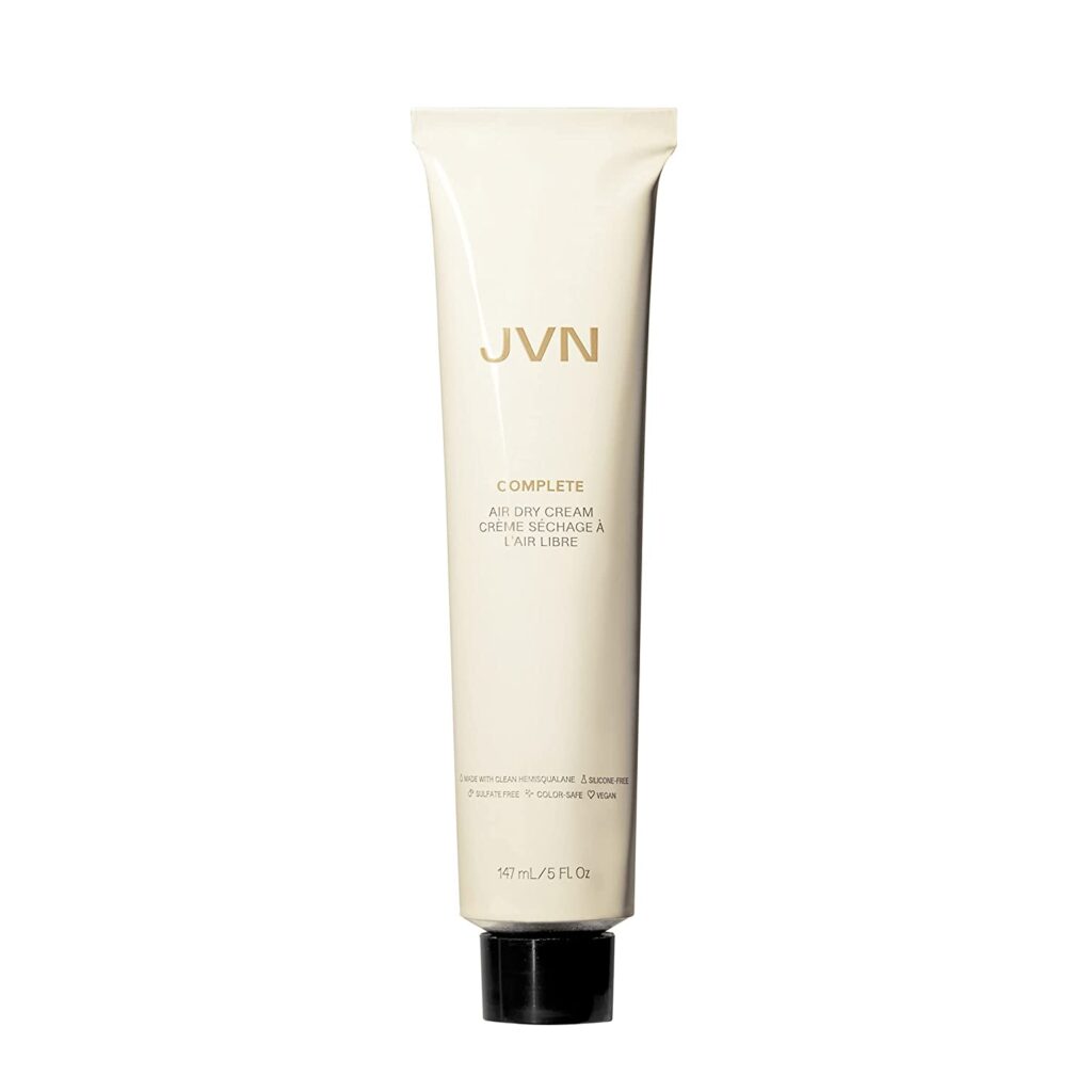 JVN Air Dry Cream, No Heat Air Dry Hair Styling Cream, Soft Styling Cream for All Hair Types, Smoothes and Defines Hair, Sulfate Free