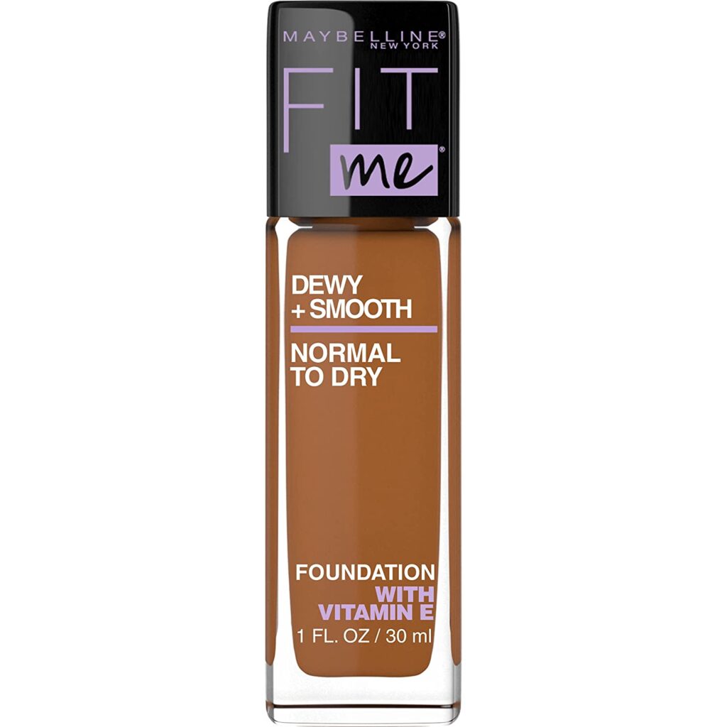 Maybelline Fit Me Dewy + Smooth Foundation Makeup, Sandy Beige