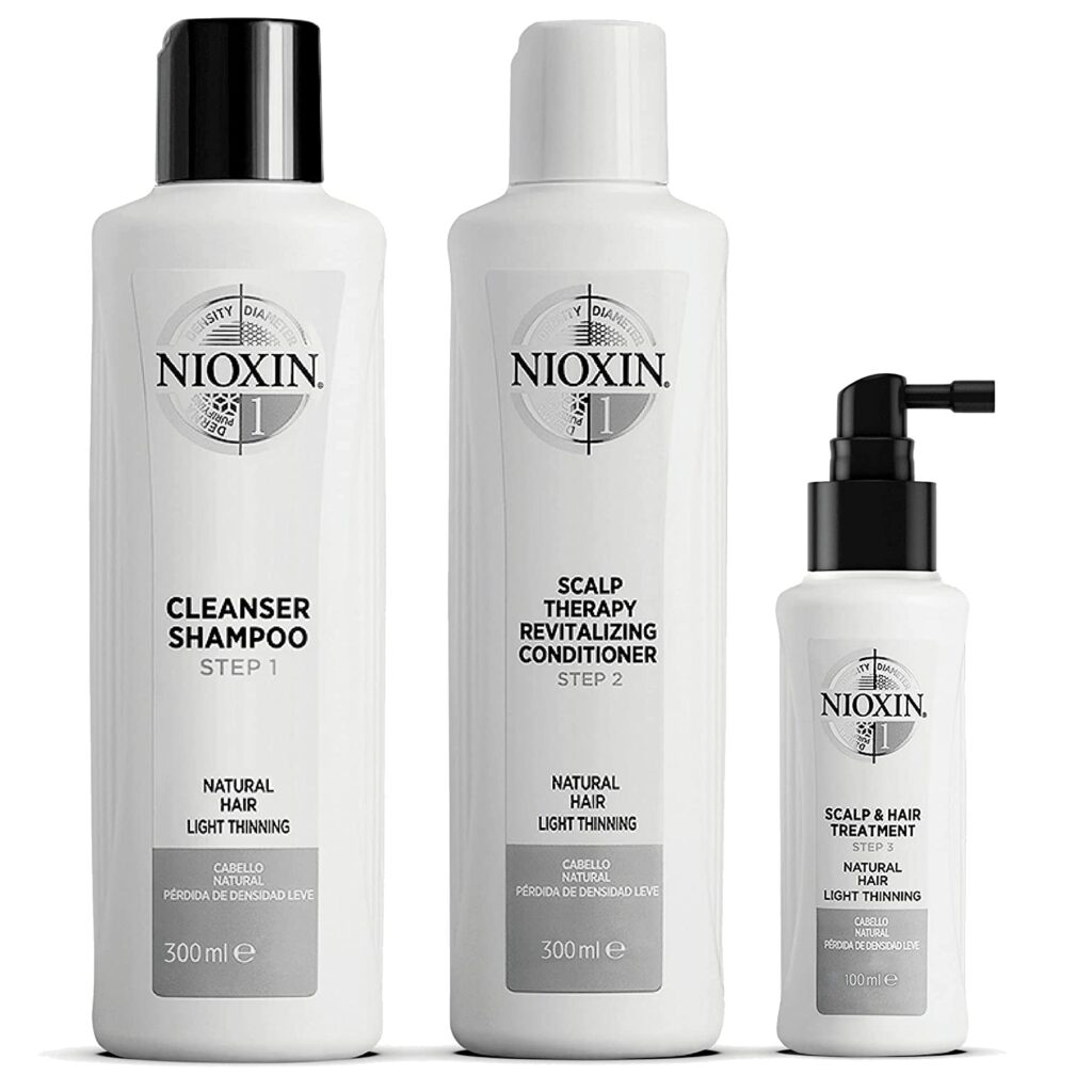 Nioxin System Kits 1-6, Cleanse, Condition, and Treat the Scalp for Thicker and Stonger Hair, for All Hair Thinning Types
