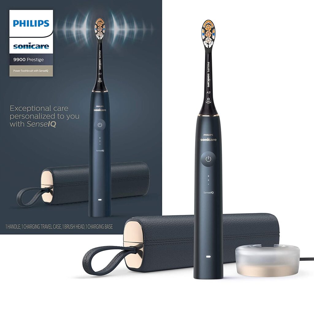 Philips Sonicare 9900 Prestige Rechargeable Electric Power Toothbrush with SenseIQ