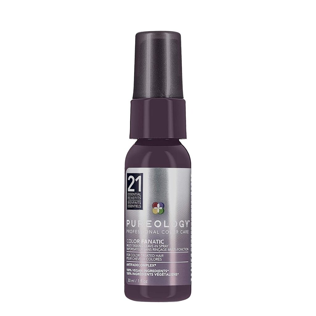 Pureology Color Fanatic Leave-in Conditioner Hair Treatment Detangler Spray | Protects Hair Color From Fading | Heat Protectant | Vegan
