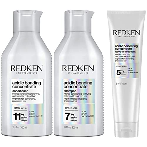 Redken Bonding Shampoo for Damaged Hair Repair | Acidic Bonding Concentrate | For All Hair Types
