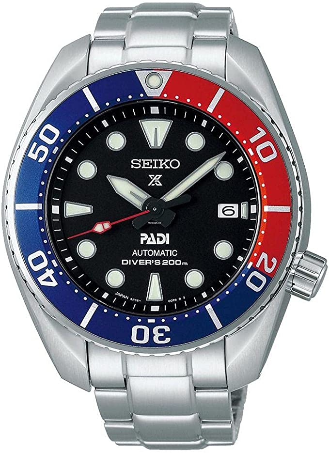 Seiko Prospex PADI Special Edition Diver's 200m Automatic Sapphire Glass Watch SPB181J1