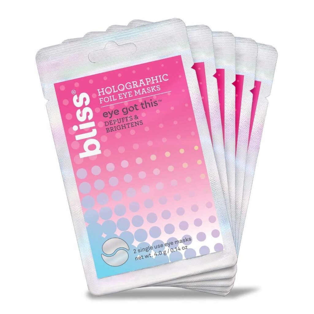 Bliss Eye Got This Holographic Foil Eye Masks for Refreshing and Awakening Eyes, Reduces Puffiness and Dark Circles | Clean | Cruelty-Free | Paraben Free |...