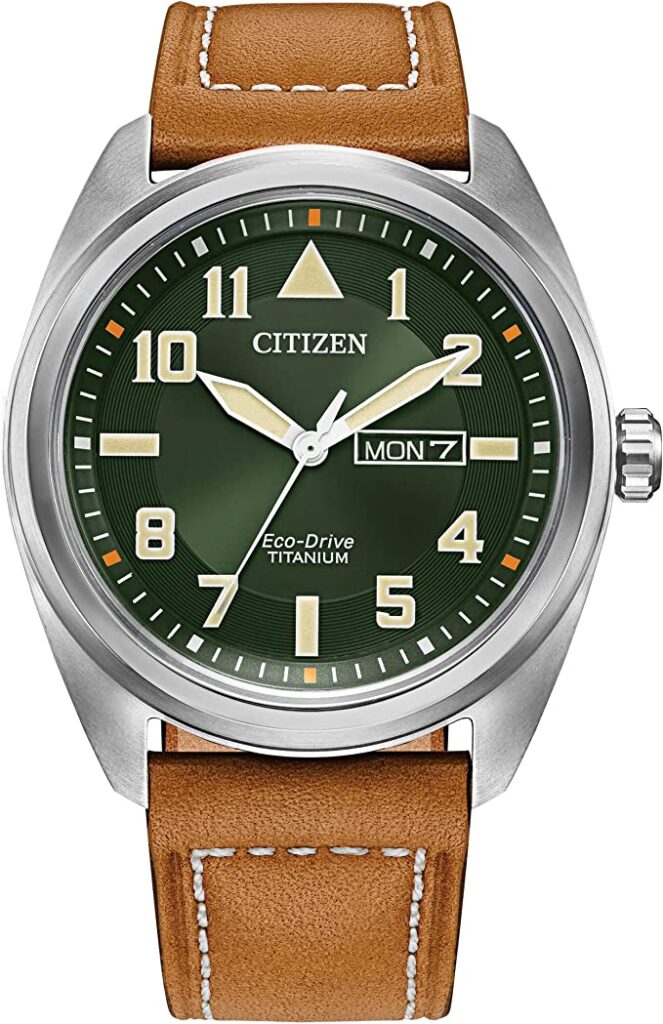 Citizen eco-drive titanium watch