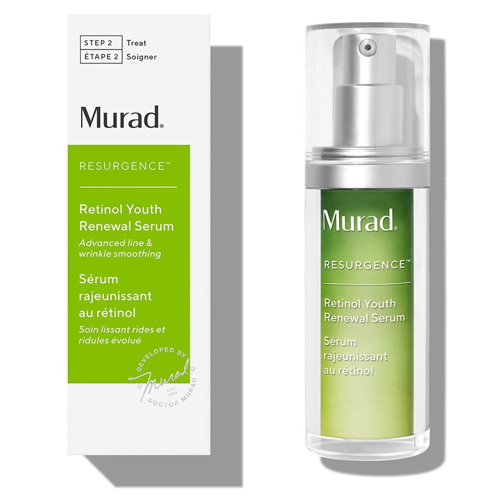 Murad Retinol Youth Renewal Serum - Smooths Lines and Wrinkles on Face and Neck - Gentle Anti-Aging Hydrating Hyaluronic Acid Treatment Backed by Science
