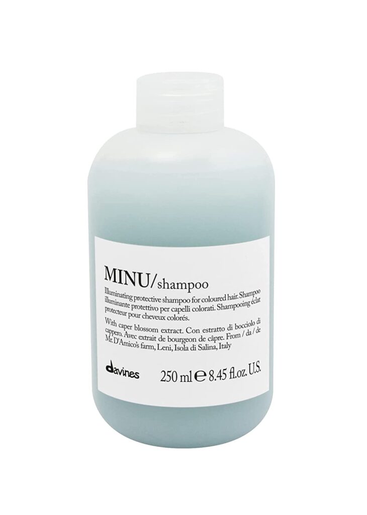 Davines MINU Shampoo, Color Retention Shampoo For Colored, Treated Hair, Protects & Keeps Hair Bright, Shiny For Longer