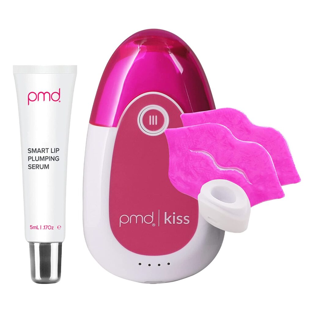 PMD Kiss Lip Plumping System - Smart Anti-Aging Lip Plumping Treatment - Pulsating Vacuum Technology for Fuller, More Youthful Lips