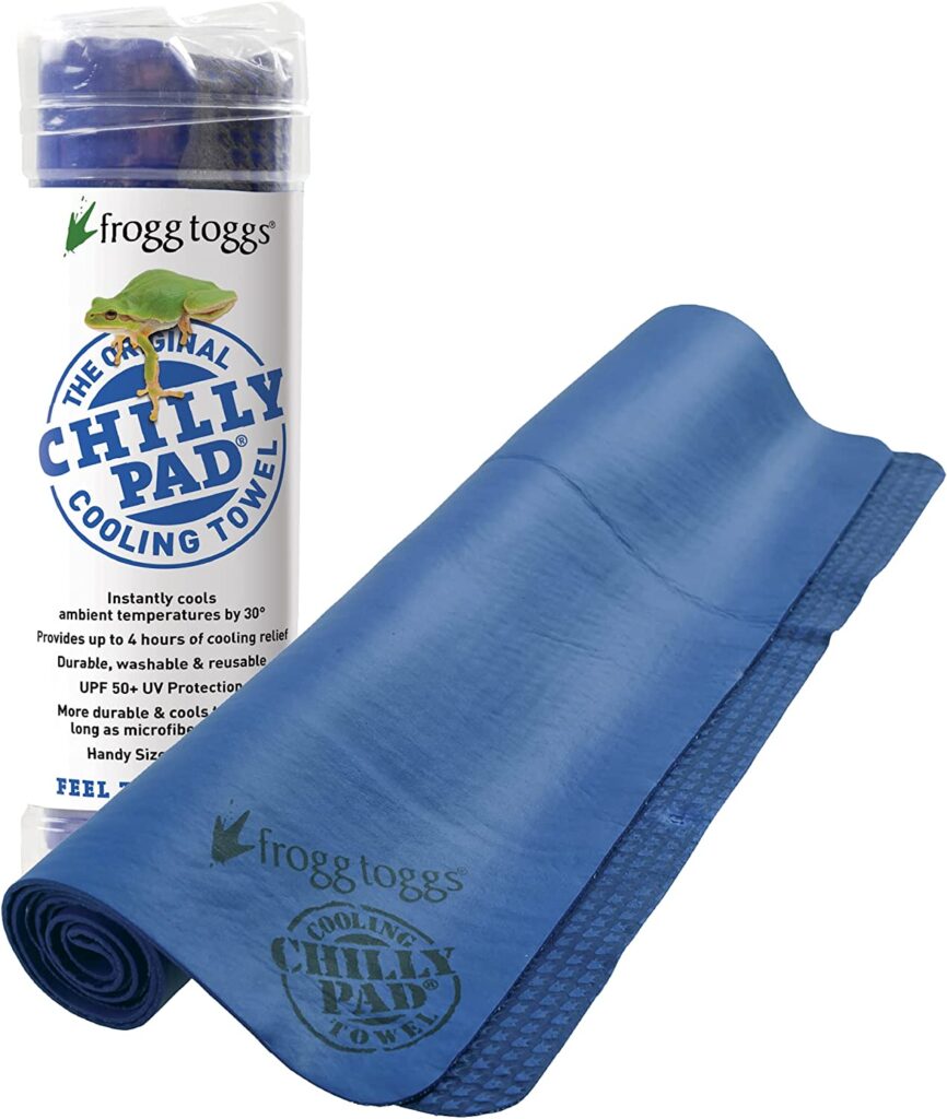 FROGG TOGGS Chilly Pad Instant Cooling Towel, Perfect for Use Anytime You Sweat, 33x13
