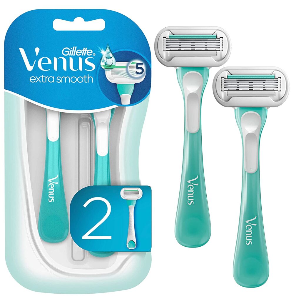 Gillette Venus Extra Smooth Sensitive Disposable Razors for Women with Sensitive Skin