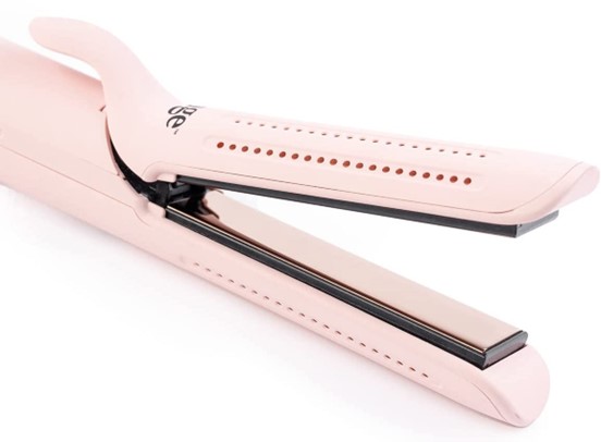 L'ANGE HAIR Le Duo 360° Airflow Styler | 2-in-1 Curling Wand & Titanium Flat Iron Hair Straightener | Professional Hair Curler with Cooling Air...