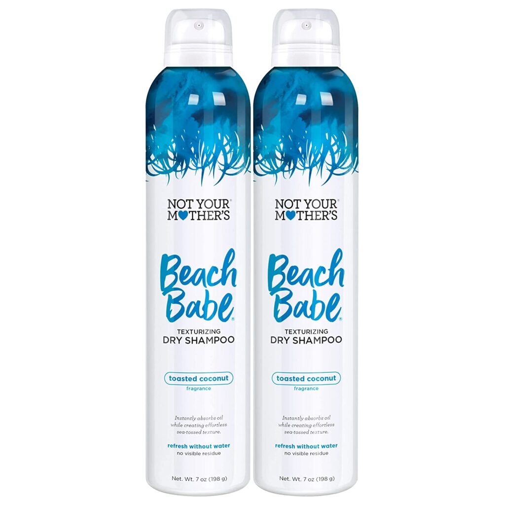 Not Your Mother's Beach Babe Dry Shampoo 7 Ounce (Pack of 2) Dry Shampoo - Instantly Absorbs Oil While Creating Effortless Sea-Tossed Texture