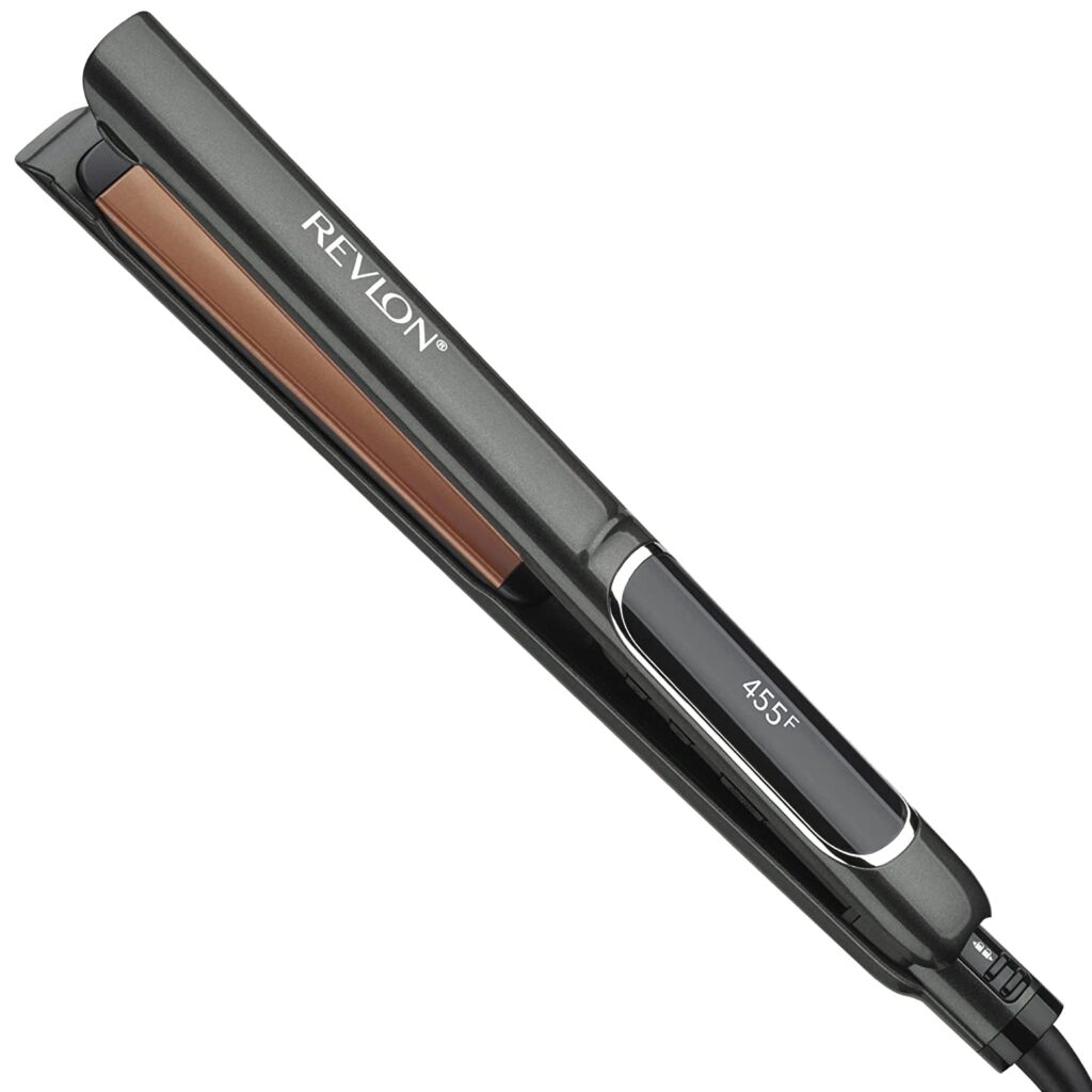 Revlon Copper Smooth Hair Flat Iron | Frizz Control for Fast and Shiny Styles