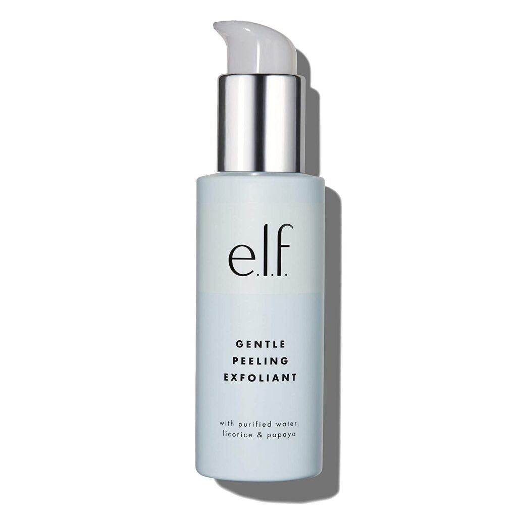 e.l.f. SKIN Gentle Peeling Exfoliant Face Cleanser, Non-Harsh Liquid Formula, Creates A Glowing, Youthful Complexion, Vegan & Cruelty-Free
