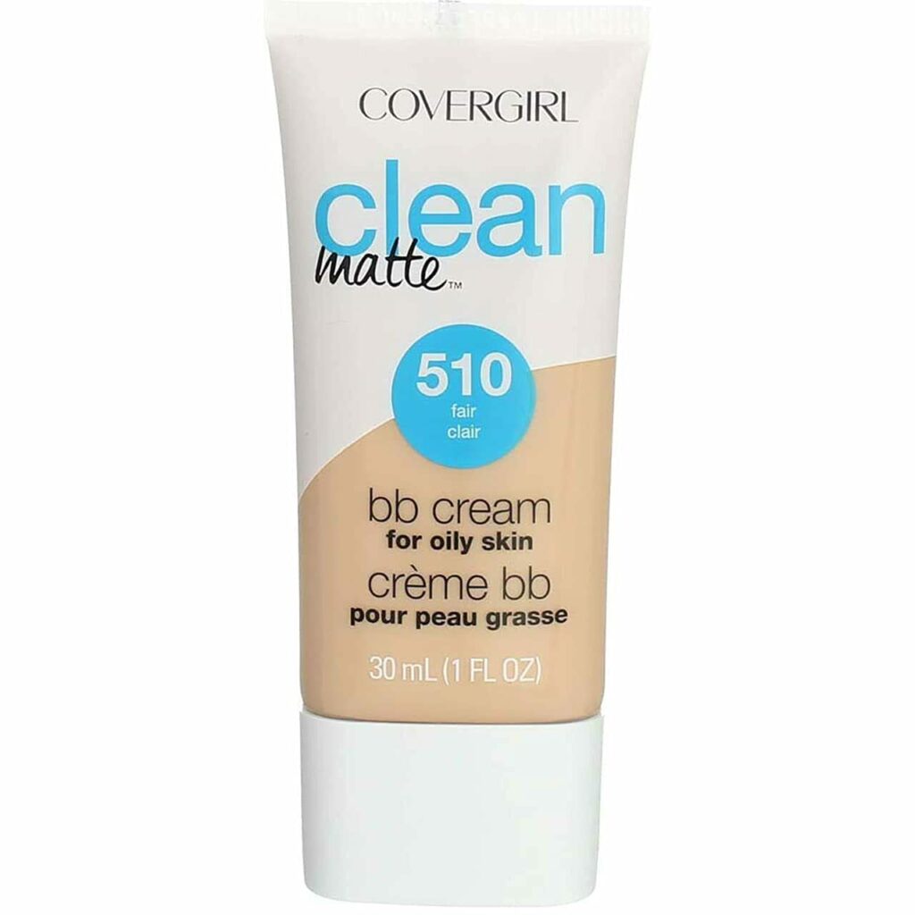 COVERGIRL Clean Matte BB Cream For Oily Skin, Fair 510, (Packaging May Vary) Water-Based Oil-Free Matte Finish BB Cream