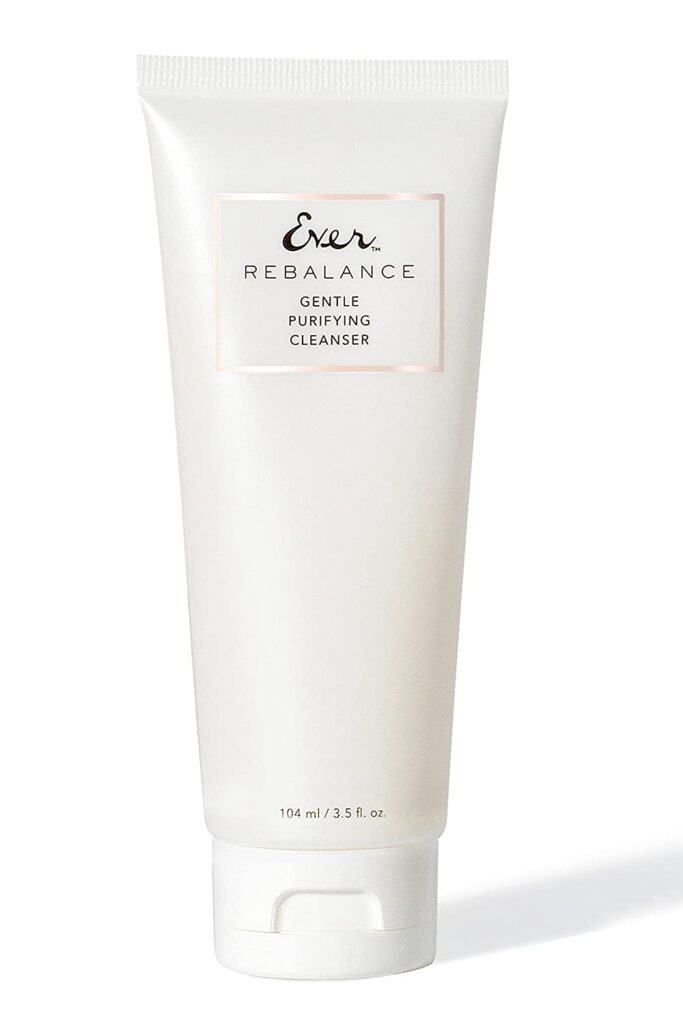 EVER Rebalance Gentle Purifying Cleanser - Gentle Foaming Face Wash for Oily Skin Deeply Cleanses Pores, Minimizes Blemishes and Clarifies Skin
