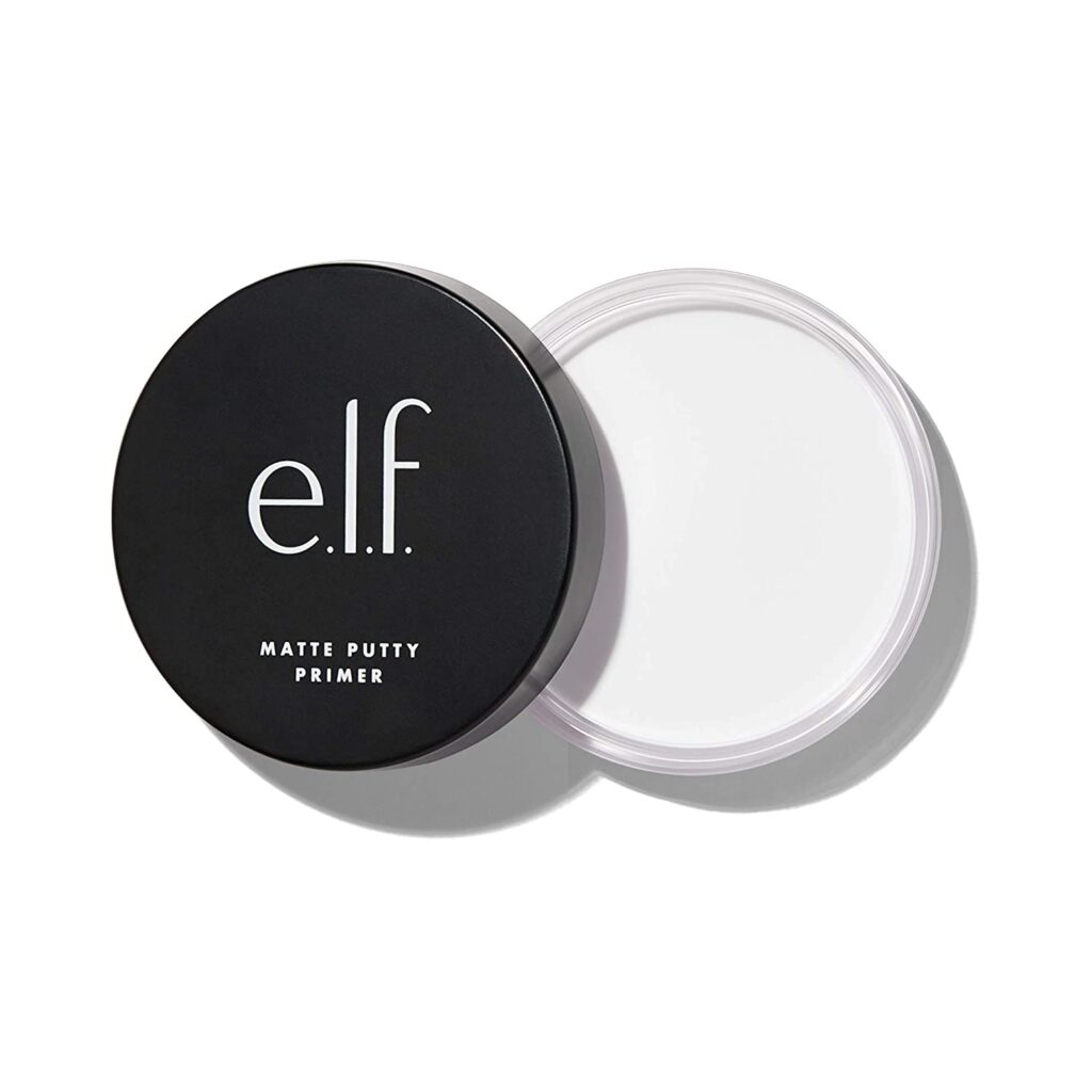 e.l.f, Matte Putty Primer, Skin Perfecting, Lightweight, Oil-free formula, Mattifies, Absorbs Excess Oil, Fills in Pores and Fine Lines, Soft, Matte Finish, All-Day Wear