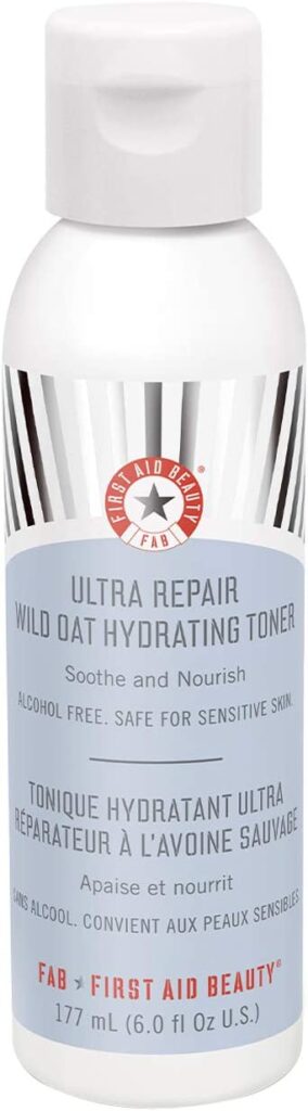 First Aid Beauty Ultra Repair Wild Oat Hydrating Toner, Alcohol-Free Calming Toner