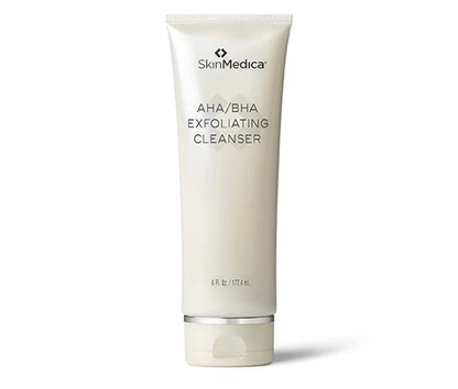 SkinMedica AHA/BHA Exfoliating Cleanser Gently Scrub Away Dead Skin with Exfoliating Fash Wash Cleanser, Improving the Appearance of Skin Tone and Texture